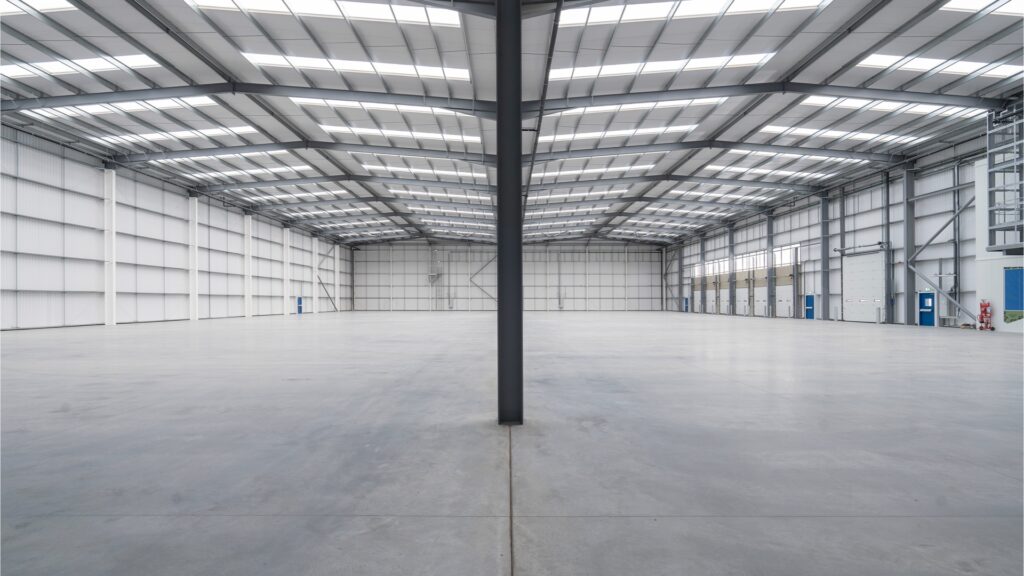 BP Barking Interior empty warehouse space