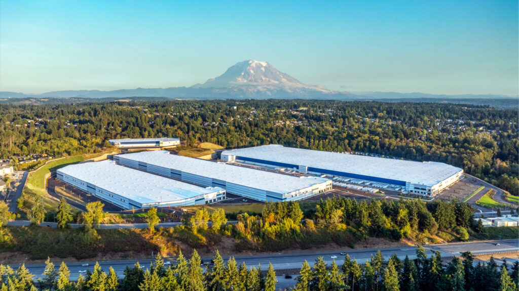 Bridge Point I-5 Seattle Aerial