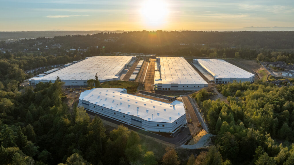 Bridge Point I-5 Seattle aerial