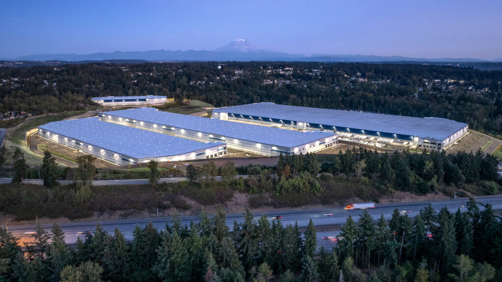 Bridge Point I-5 Seattle aerial