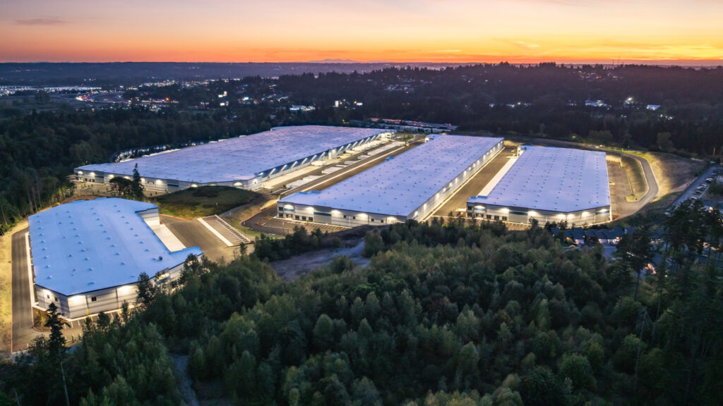 Bridge Point I-5 Seattle aerial